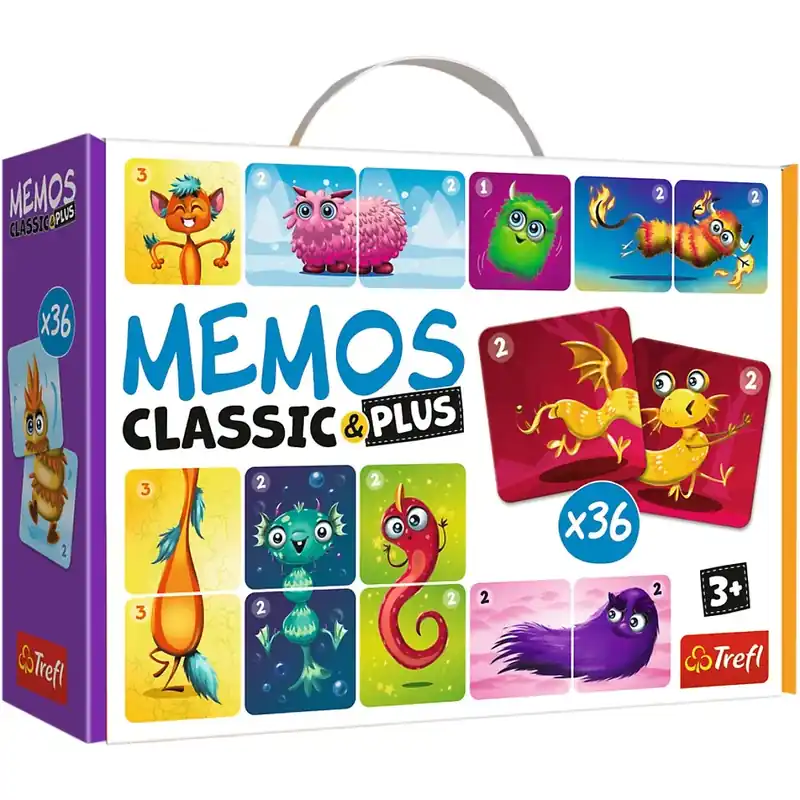 Outlet Játék Memória Klasszikus Plusz Aranyos Szörnyek