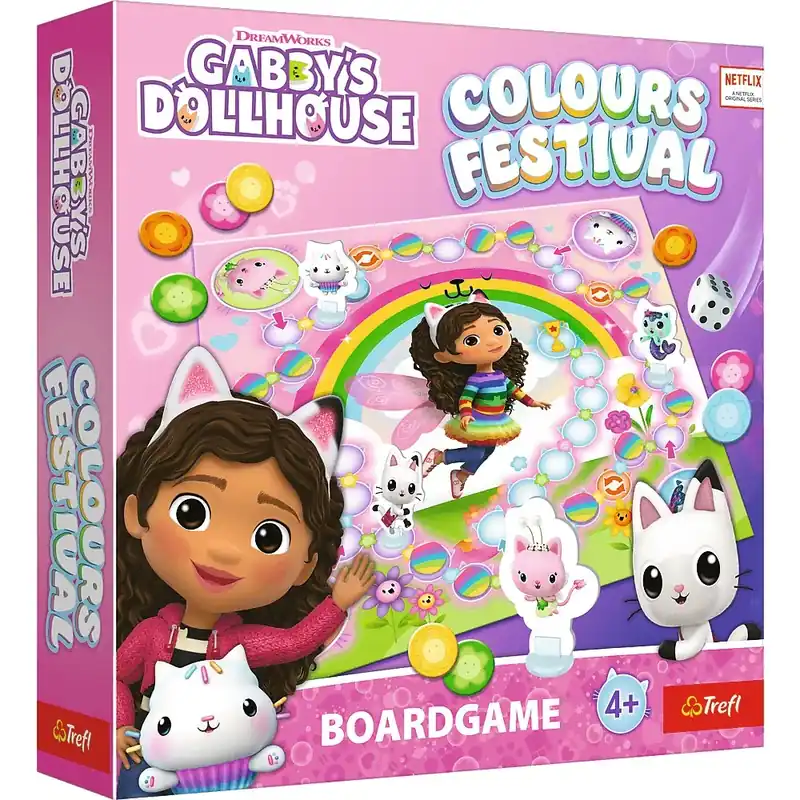 Akciós ár TREFL GABBYS DOLLHOUSE JÁTÉK SZÍNEK FESZTIVÁLJA