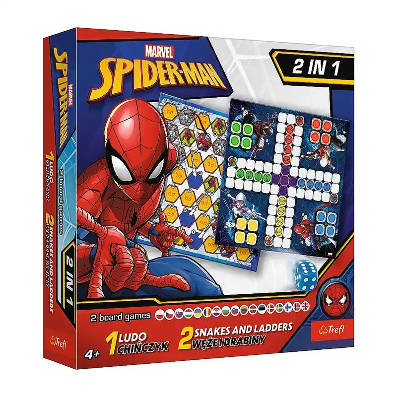 Expressz kézbesítés SPIDERMAN 2IN1 LUDO ÉS HALAK ÉS LÉPCSŐK JÁTÉK