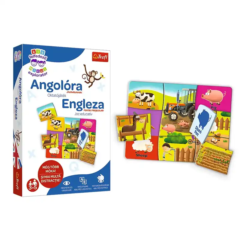 EDUPUZZLE ANGOL NYELVŰ TANULÁS ELŐISKOLÁS KORÚAKNAK Vedd meg most