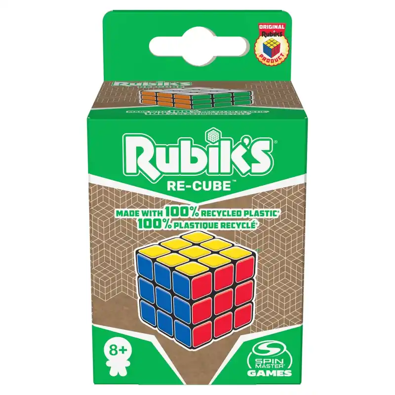 RUBIK KOCKA RUBIK 3X3 ÚJRAHASZNOSÍTOTT MŰANYAGBÓL Akciós ár