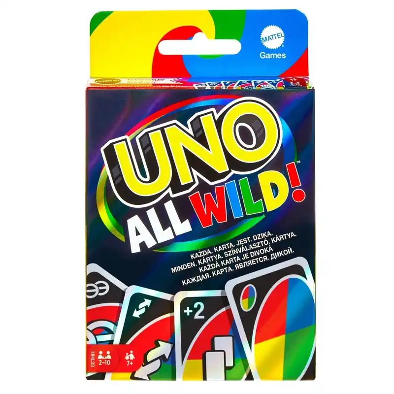 Vásárlói kedvenc UNO ALL WILD Kártyajáték