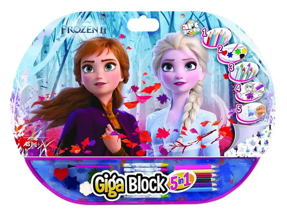 Kreatív Szett 5 az 1-ben Gigablock Frozen2 Olcsó