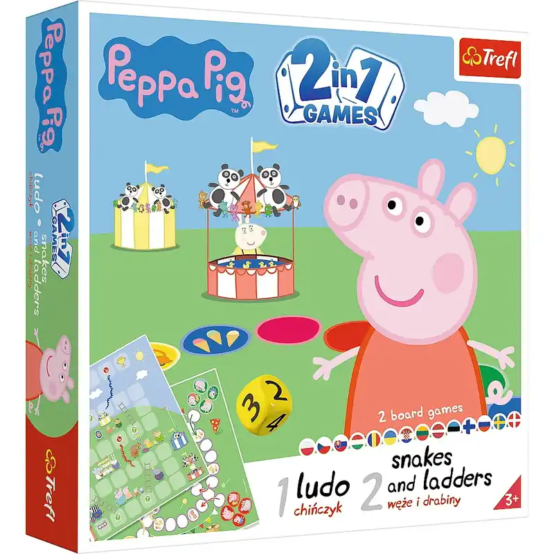 Legnépszerűbb PEPPA DISZITŐ 2AZ1BEN LUDO ÉS KÍGYÓK LÉPCSŐK