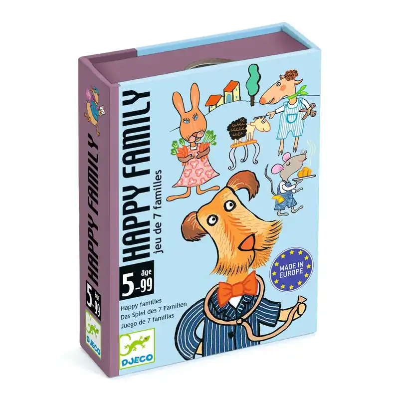 Biztonságos fizetés Happy Family kártyajáték, Djeco