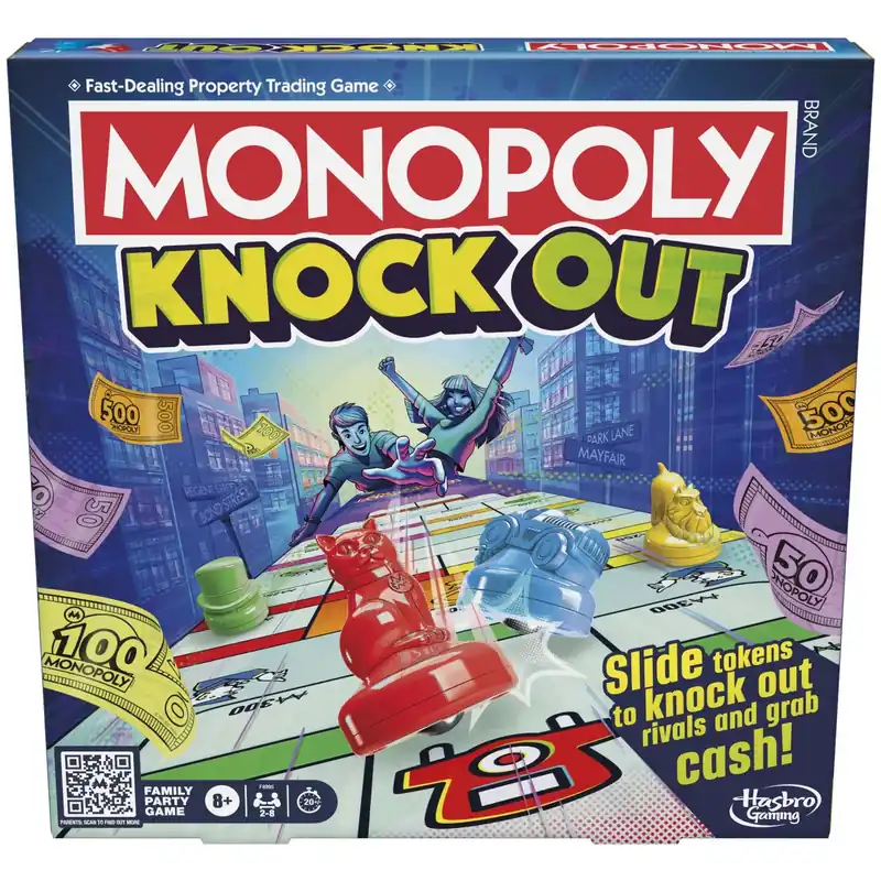 MONOPOLY KNOCK OUT JÁTÉK ANGOL NYELVEN Vedd meg most