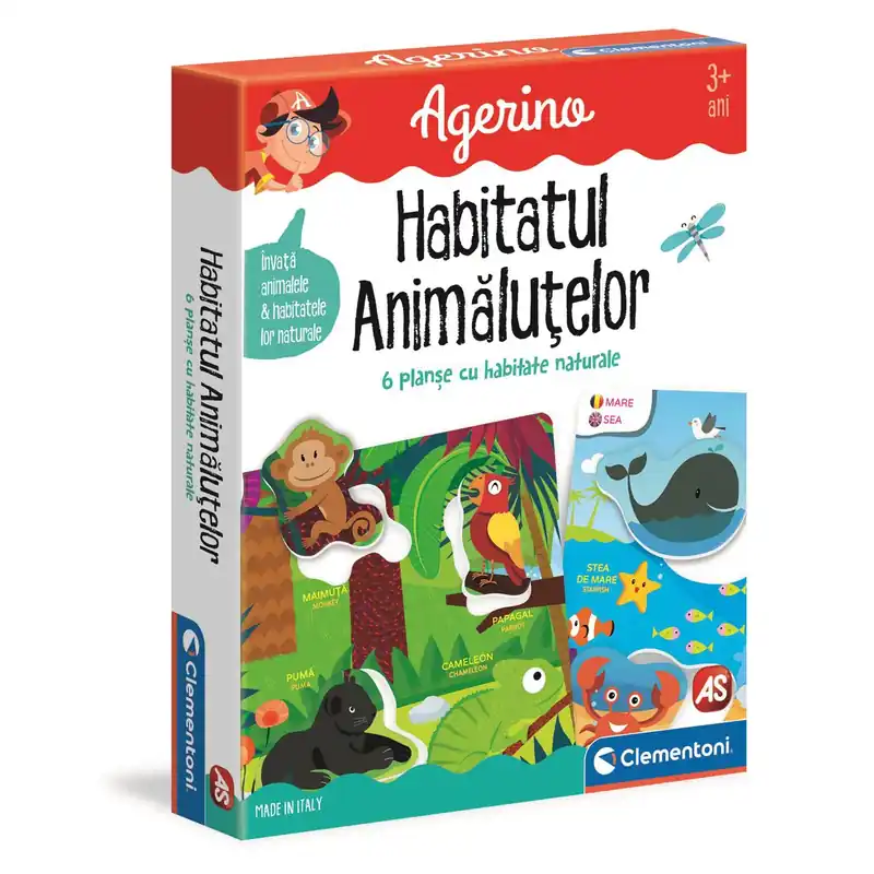 Szuper akció Agerino Állatok Élőhelye Oktató Játék - AS