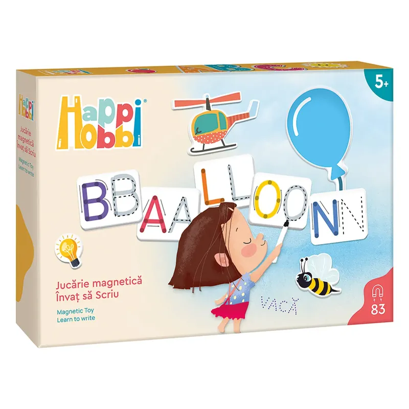 HappiHobbi Tanulj meg írni 83 db Oktatási Papír Mágnessel - AS Kihagyhatatlan ajánlat