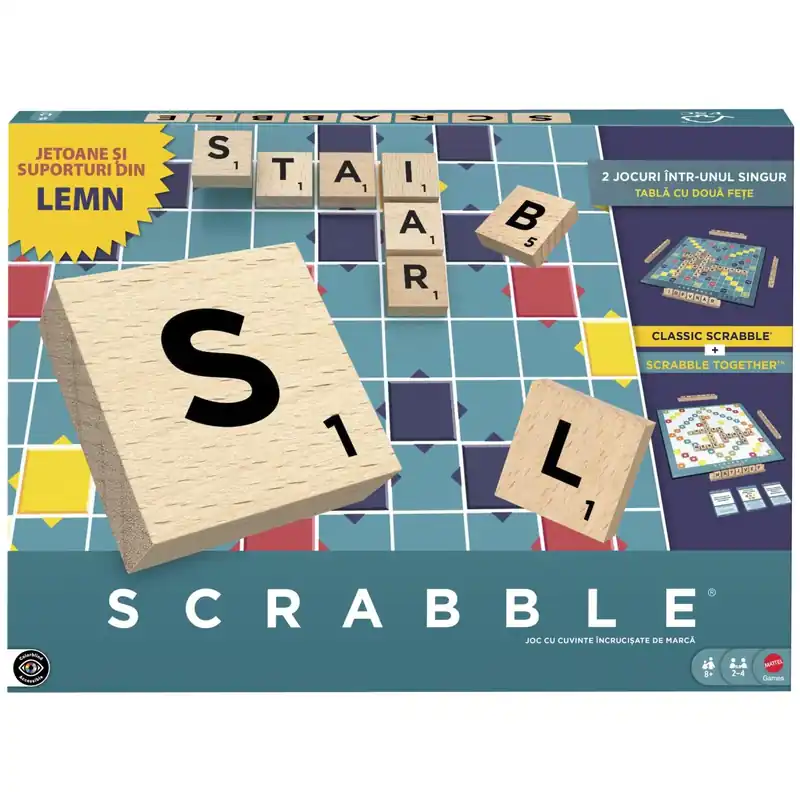 SCRABBLE 2 AZ 1-BEN FA JÁTÉK Kihagyhatatlan ajánlat