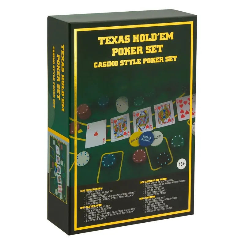 TEXAS Hold‘em Poker Szett Biztonságos fizetés