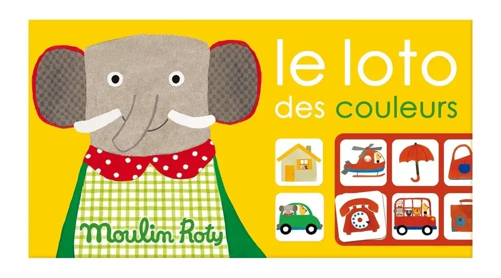 Les Popipop színes Lottó játék, Moulin Roty Olcsóbb
