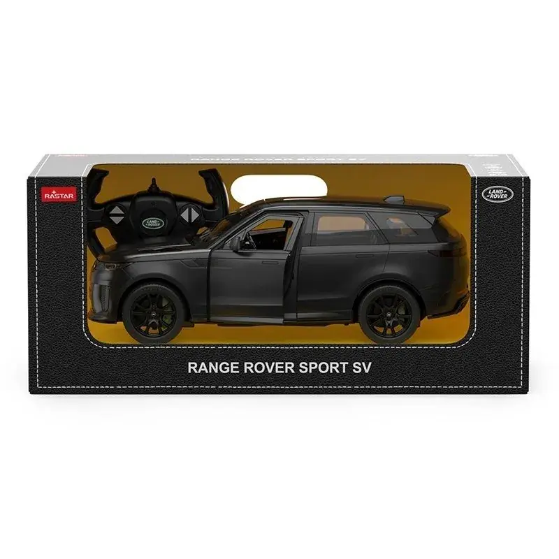 RANGE ROVER SPORT SV TÁVIRÁNYÍTÓS AUTÓ FÉNYEZETT FEKETE MÉRETARÁNY 1 14 Csak ma