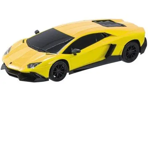 Újdonság LAMBORGHINI AVENTADOR SÁRGA TÁVIRÁNYÍTÓS AUTÓ 1 24 SKÁLÁN