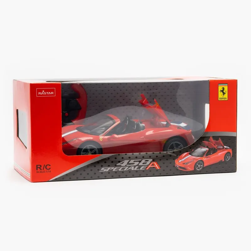 Biztonságos vásárlás FERRARI 458 SPECIALE VÖRÖS TÁVIRÁNYÍTÁSÚ AUTÓ 1 14 ARÁNYBAN