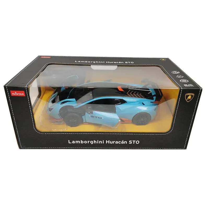 Exkluzív ajánlat MASINA CU TELECOMANDA LAMBORGHINI HURACAN STO ALBASTRU SCARA 1 LA 14