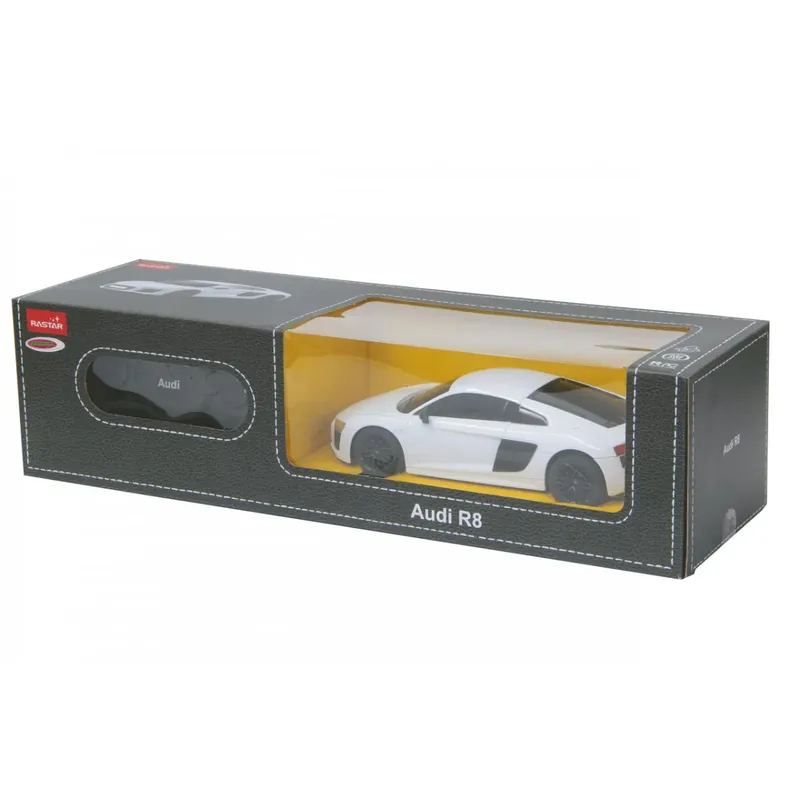 MASINA CU TELECOMANDA AUDI R8 ALB CU SCARA 1 LA 24 Árengedmény