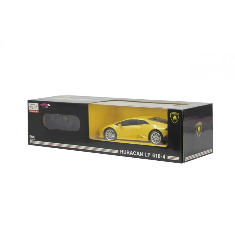 MASINA CU TELECOMANDA LAMBORGHINI HURACÁN LP610-4 GALBEN CU SCARA 1 LA 24 Gyors szállítás