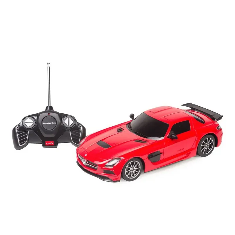 Kedvezmény MASINA CU TELECOMANDA MERCEDES-BENZ SLS AMG ROSU CU SCARA 1 LA 18
