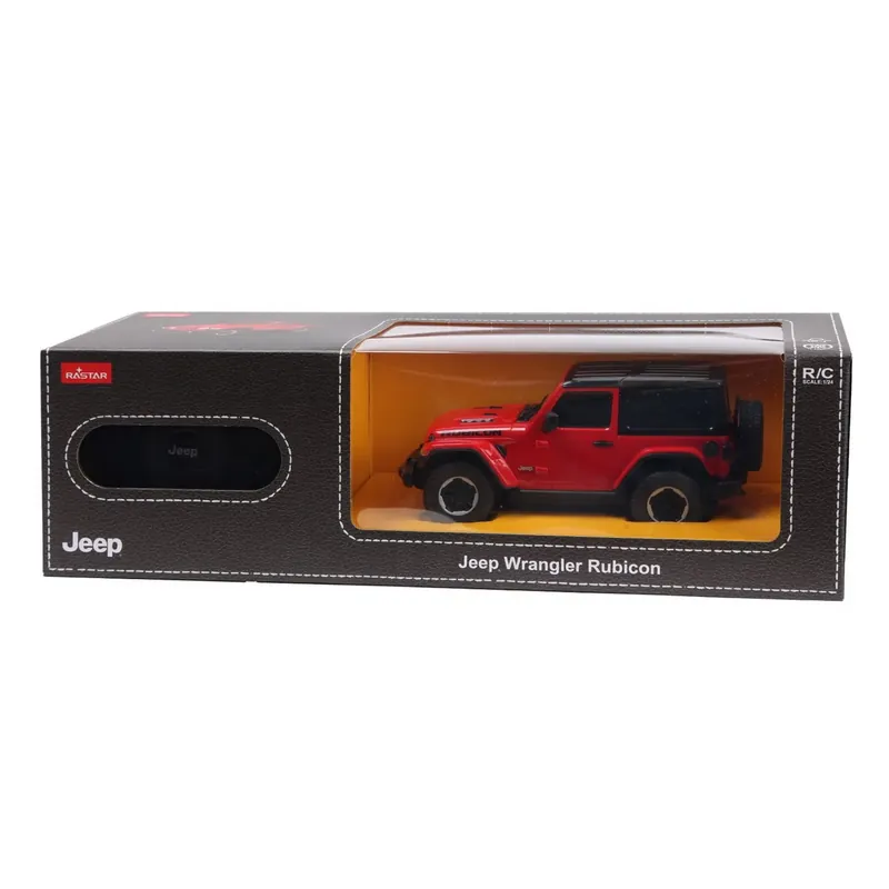 Kedvezményes ár MASINA CU TELECOMANDA JEEP WRANGLER JL ROSU SCARA 1 LA 24