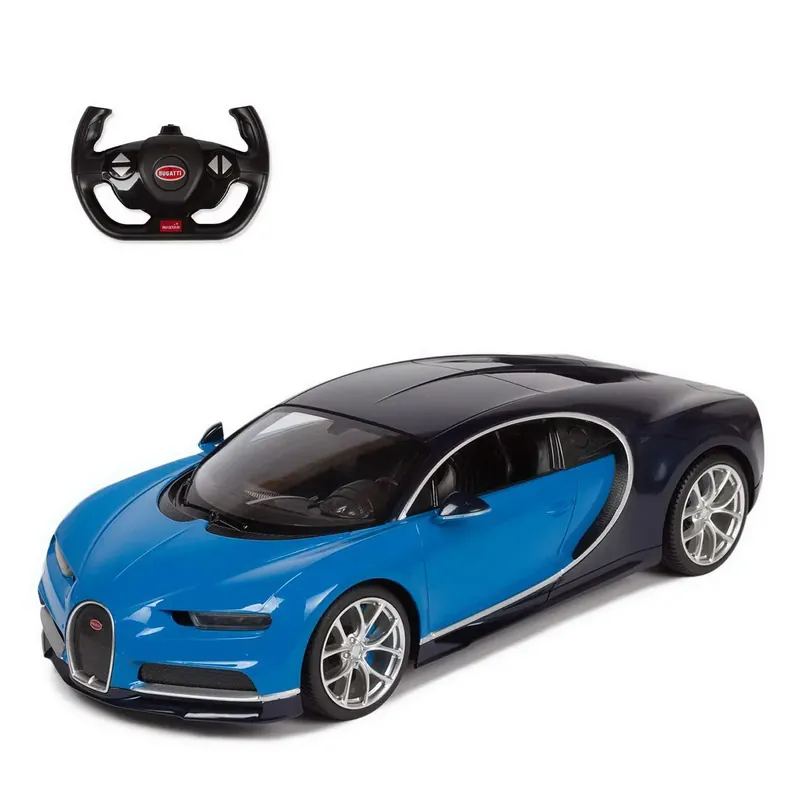 MASINA CU TELECOMANDA BUGATTI CHIRON ALBASTRU SCARA 1 LA 14 Nézd meg most