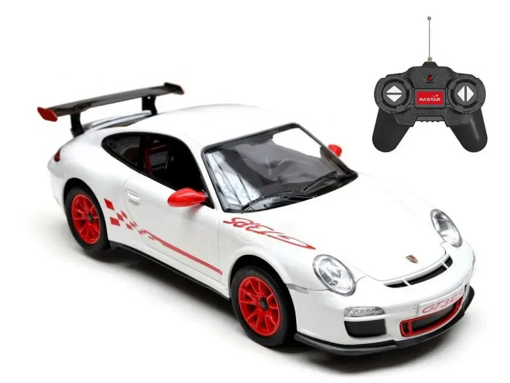 Biztonságos vásárlás MASINA CU TELECOMANDA PORSCHE GT3 RS ALB CU SCARA 1 LA 24