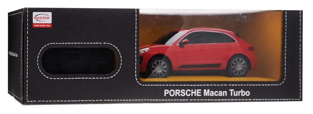 Szuper ajánlat MASINA CU TELECOMANDA PORSCHE MACAN TURBO ROSU CU SCARA 1 LA 24