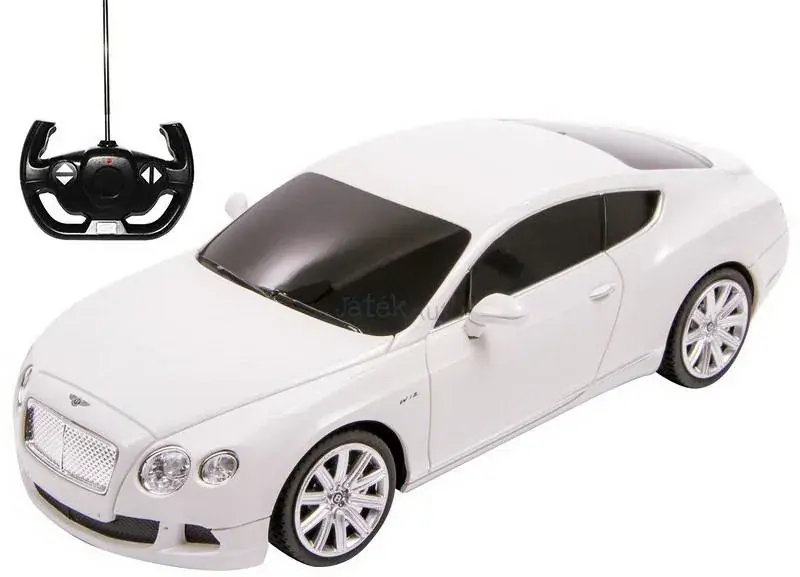 MASINA CU TELECOMANDA BENTLEY CONTINENTAL GT ALB CU SCARA 1 LA 24 Csak ma