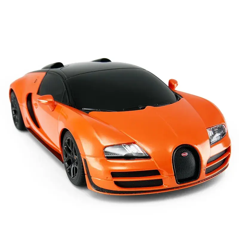 Expressz szállítás MASINA CU TELECOMANDA BUGATTI GRAND SPORT VITESSE PORTOCALIU CU SCARA 1 LA 24