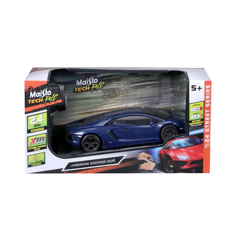 MAISTO MASINUTA CU TELECOMANDA 2.4GHz LAMBORGHINI AVENTADOR COUPE SCARA 1 LA 24 Korlátozott ajánlat