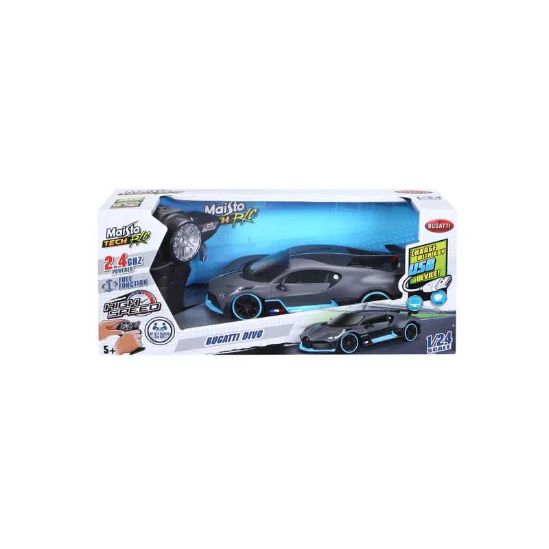 Nézd meg most MAISTO MASINUTA PREMIUM CU TELECOMANDA BUGATTI DIVO 2.4 GHz REINCARCABILA SCARA 1 LA 24