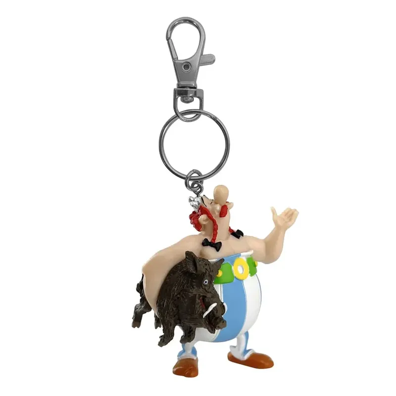 Asterix kulcstartó Obelix vaddisznót cipel 14 cm Ne maradj le