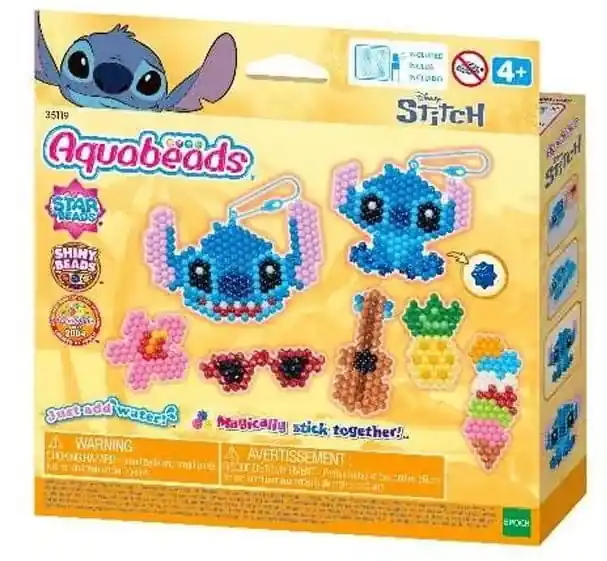 Stitch Aquabeads Kreatív készlet kulcstartó Biztonságos fizetés