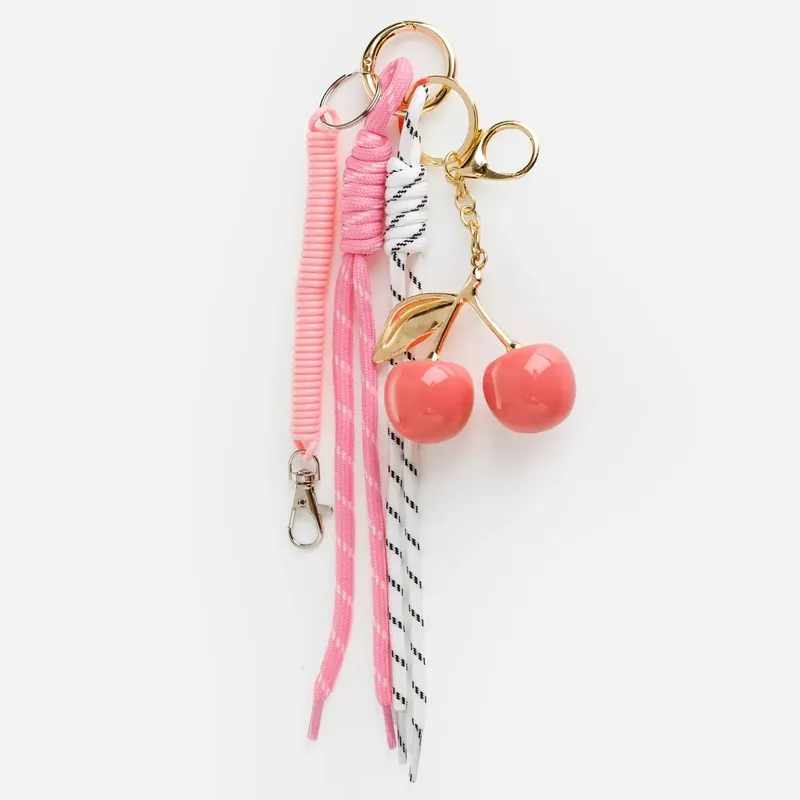 Legkelendőbb Rózsaszín Cseresznye Brelocs 16cm