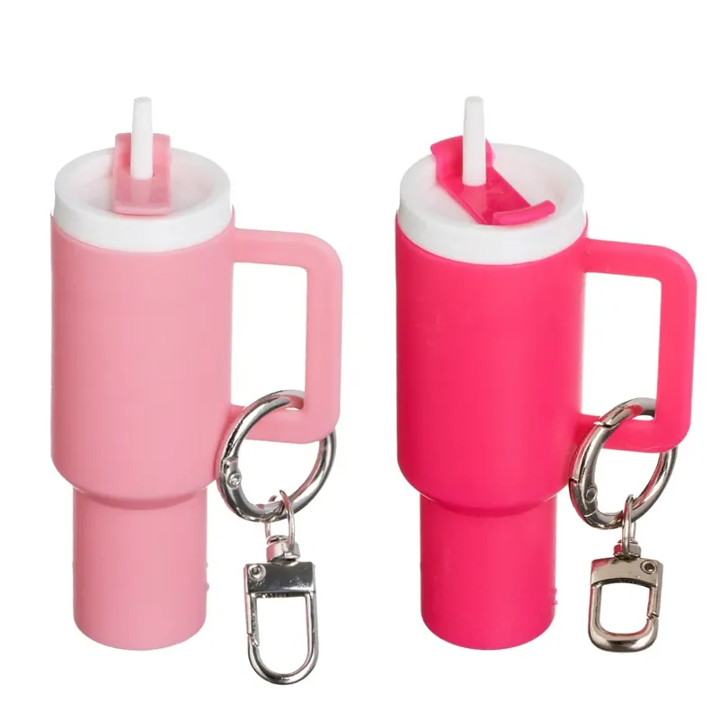 Rózsaszín Fuchsia Ter termosz kulcstartó gyerekeknek 10cm Expressz szállítás