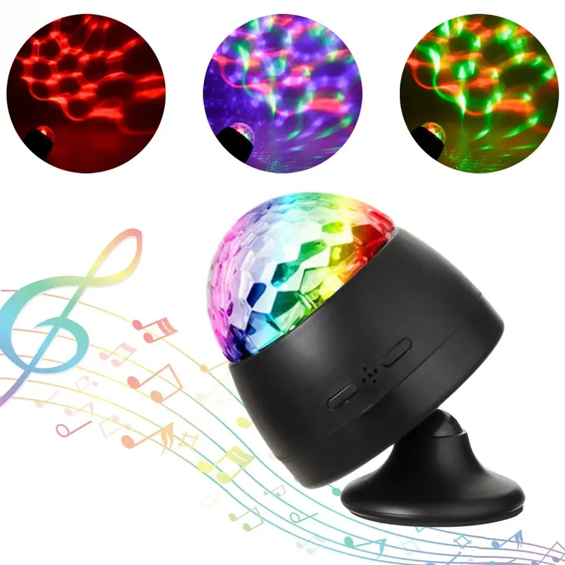 Akciós ár Mini Disco Golyo Hangaktivált Ø7x9cm