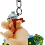 Asterix kulcstartó Obelix virágokkal 13 cm Legkelendőbb