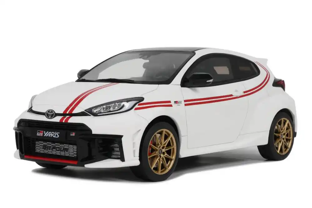 Toyota GR Yaris TGR Italy Limited Edition 2024 modellautó – Pure White Újdonság Prémium