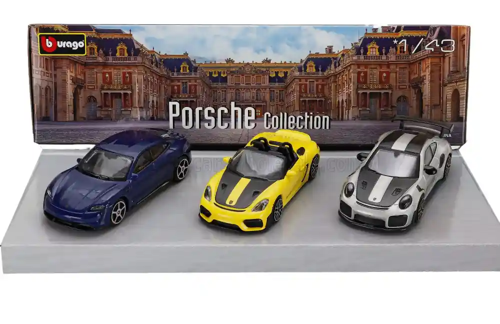 Kedvezményes ár Porsche 3-as szett – 911 GT2 RS - 718 Spider RS - 911 Carrera 4S Újdonság