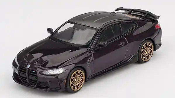 BMW M4 (G82) M-Performance 2021 modellautó – Daytona Violet Azonnal elérhető