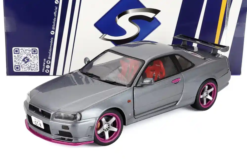 Nissan Skyline GT-R (BNR34) 1999 modellautó Bestseller