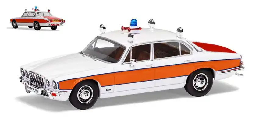 Biztonságos fizetés Jaguar XJ6 Mk2 Police modellautó