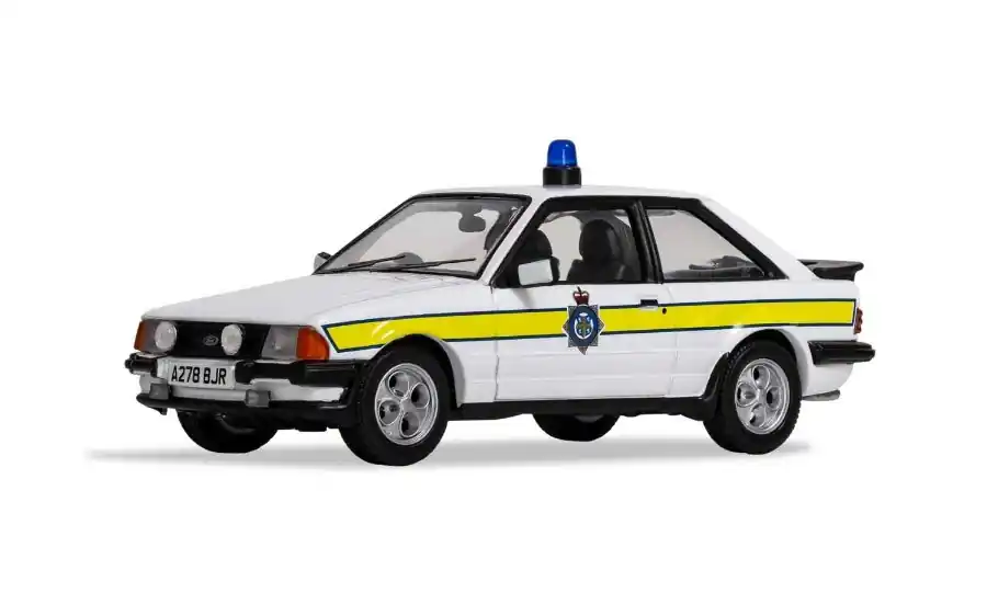 Ford Escort Mk3 XR3i Police modellautó Újdonság