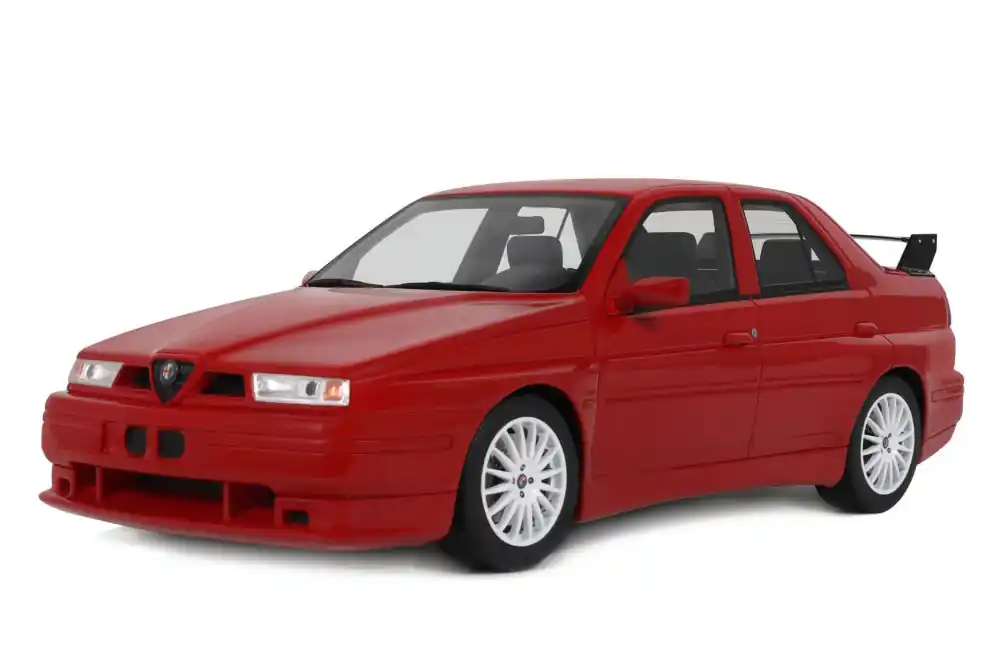 Kihagyhatatlan ajánlat Alfa Romeo 155 GTA Stradale 1993 Alfa Red 130 modellautó