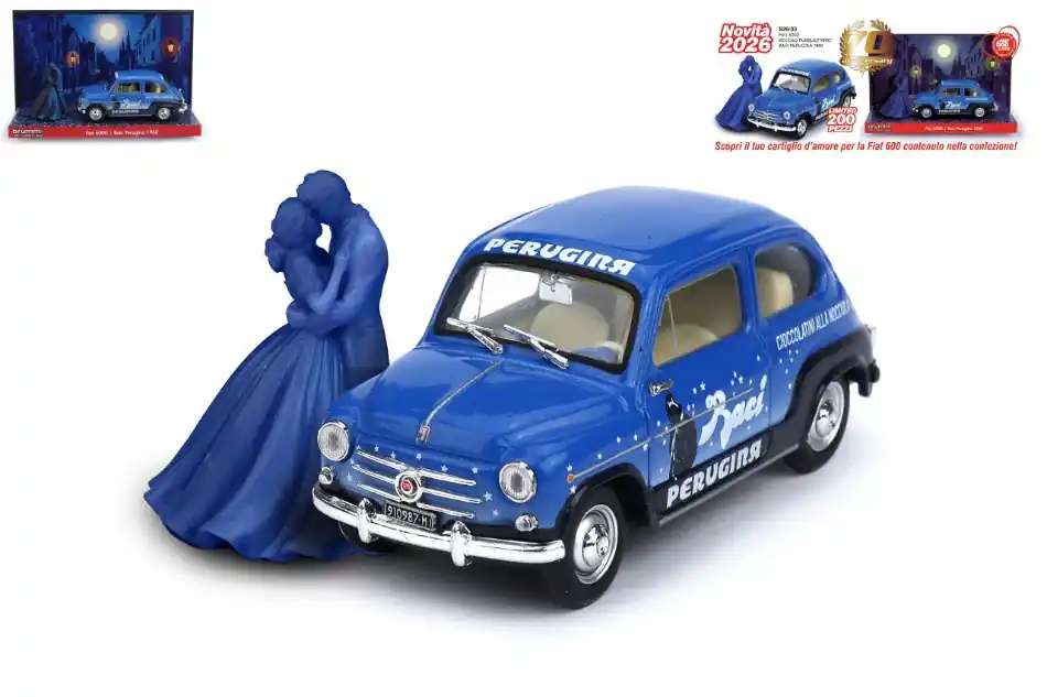 Fiat 600 D Berlina 1960 Baci Perugina Limitált Rendeld meg most