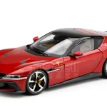 Ferrari 12Cilindri 2024 exkluzív sorszámozott kiadás vitrinnel Rosso Imola Limitált Outlet