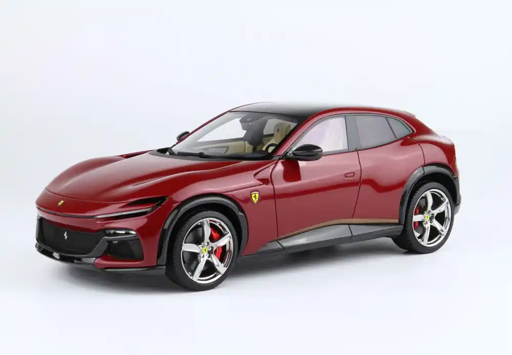 Ferrari Purosangue Panoráma tetővel Rosso Mugello (vitrinnel) Limitált Kihagyhatatlan ajánlat