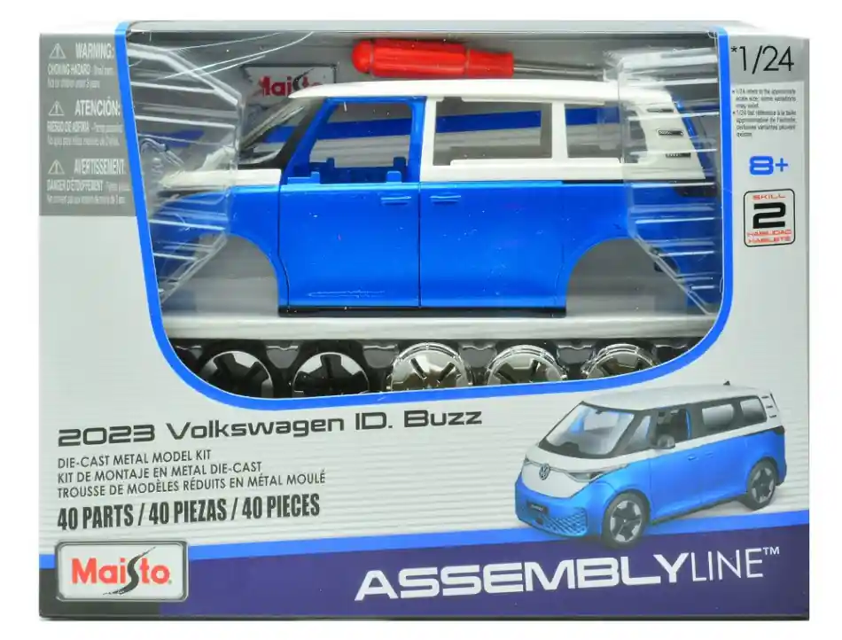 Legnépszerűbb Volkswagen ID Buzz 2023 összeszerelhető modellautó