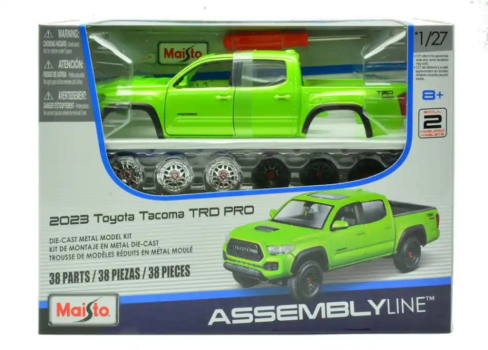 Vedd meg most Toyota Tacoma TRD Pro 2022 összeszerelhető fém modellautó