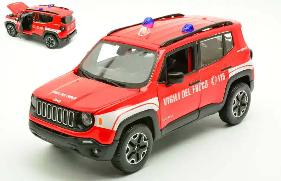 Jeep Renegade ‘Vigili del fuoco‘ tűzoltó modellautó Akció