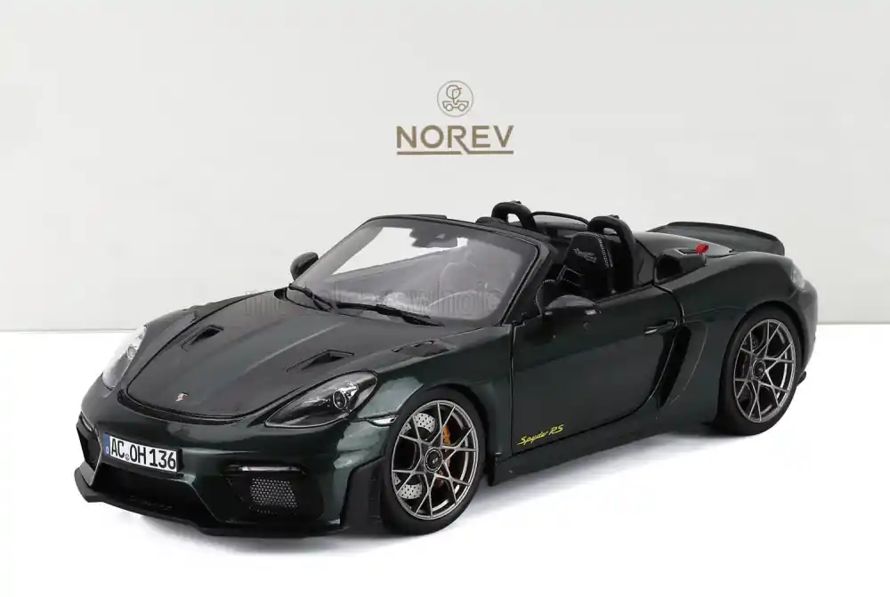 Gyors szállítás Porsche 718 (982) Spider RS Weissach package 2023 modellautó